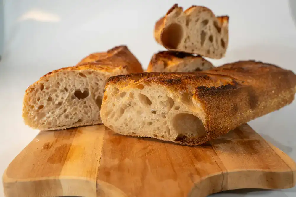 Baguette de masa madre